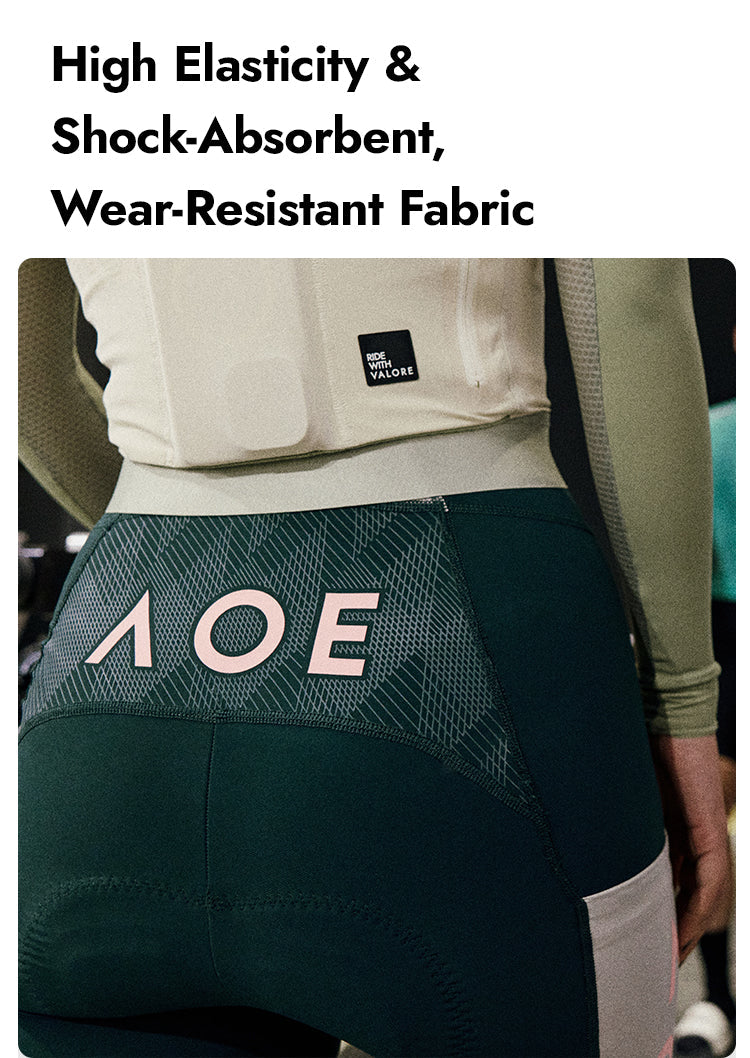WOMENS BIB SHORTS STRAORDINARIO MISTY GREEN