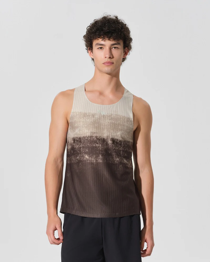 RUNNING SINGLET TERRA GRADIENT DESERT SAND