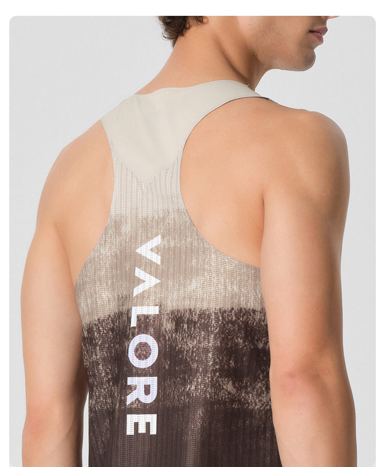RUNNING SINGLET TERRA GRADIENT DESERT SAND