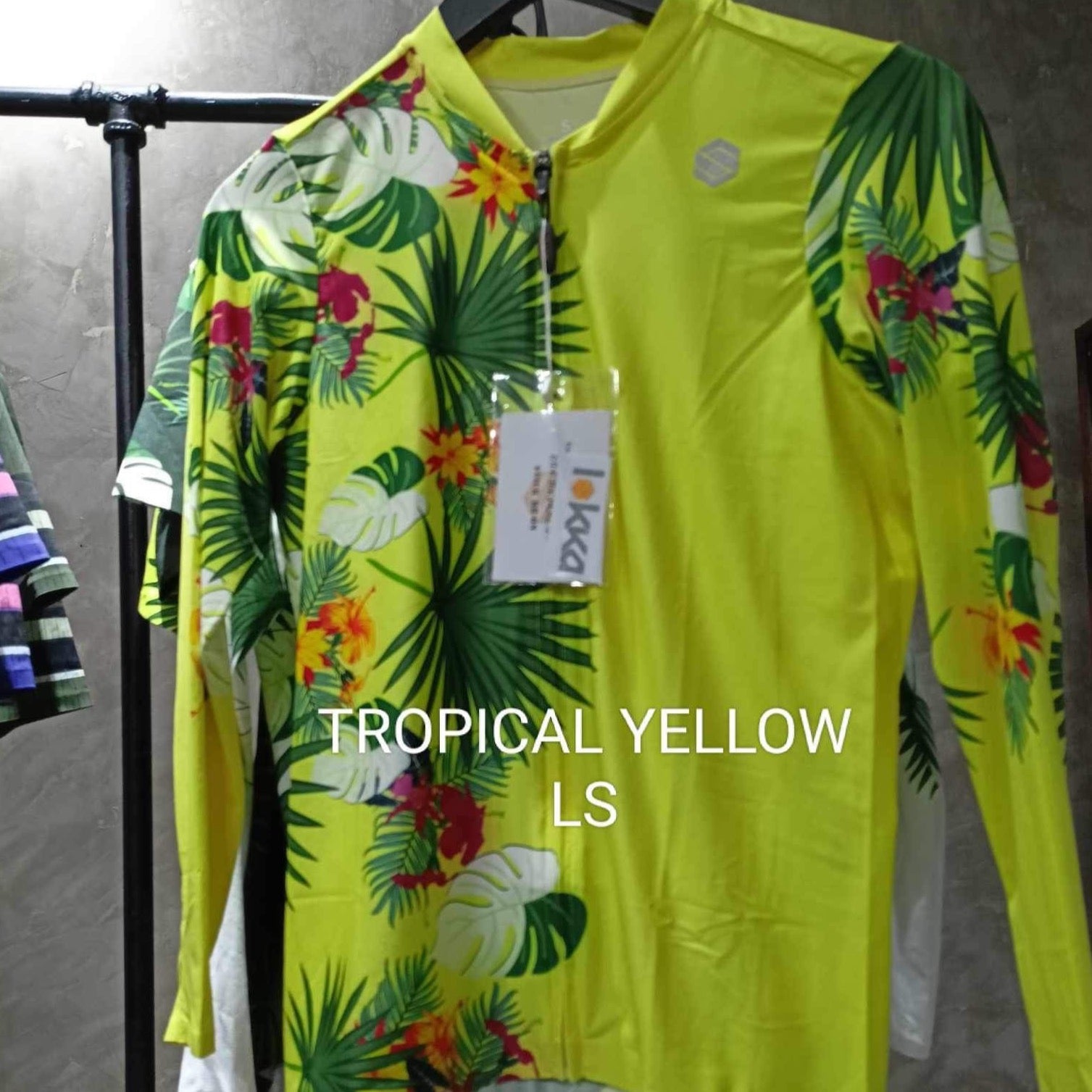 LOKKA TROPICAL YELLOW LONGSLEEVE JERSEY