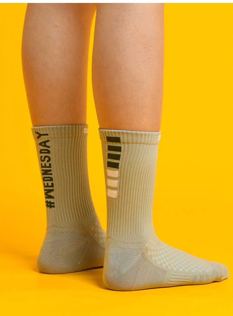COTTON BLEND SOCKS GREEN WEDNESDAY II