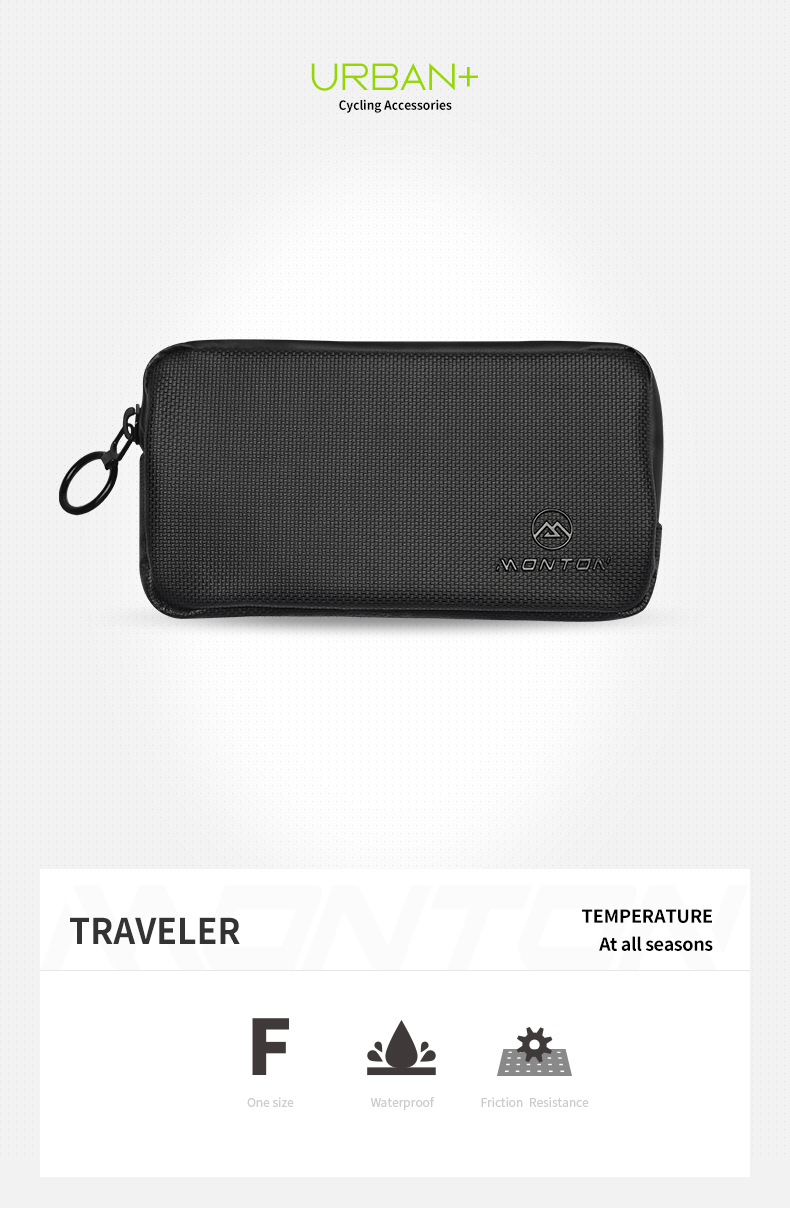 CYCLING WALLET TRAVELER BLACK