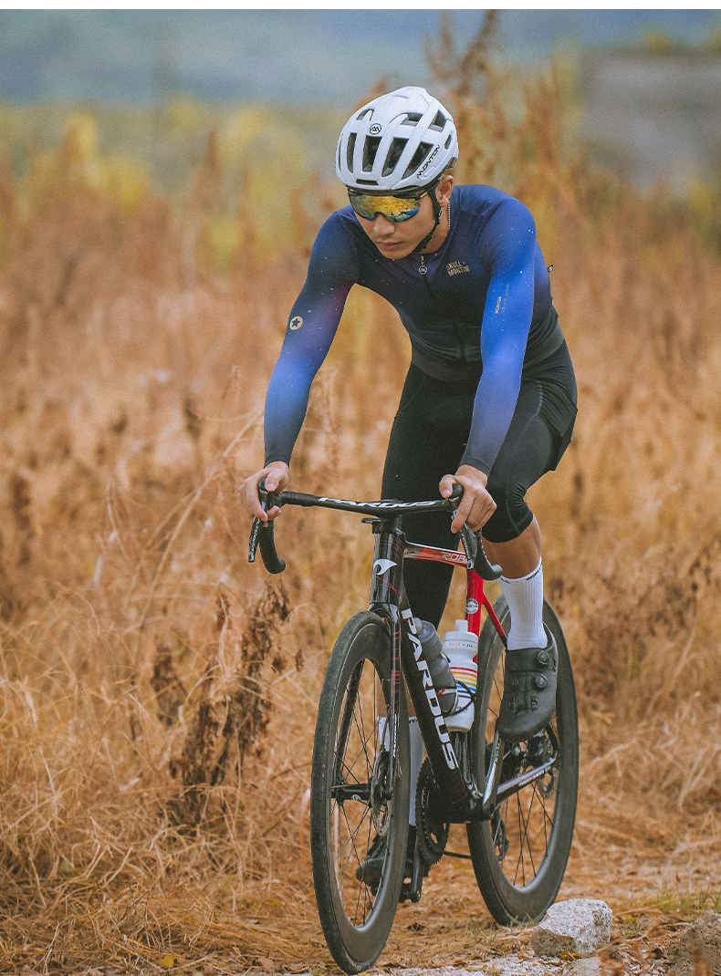 SUMMER LONG SLEEVE CYCLING JERSEY MENS URBAN STAR *