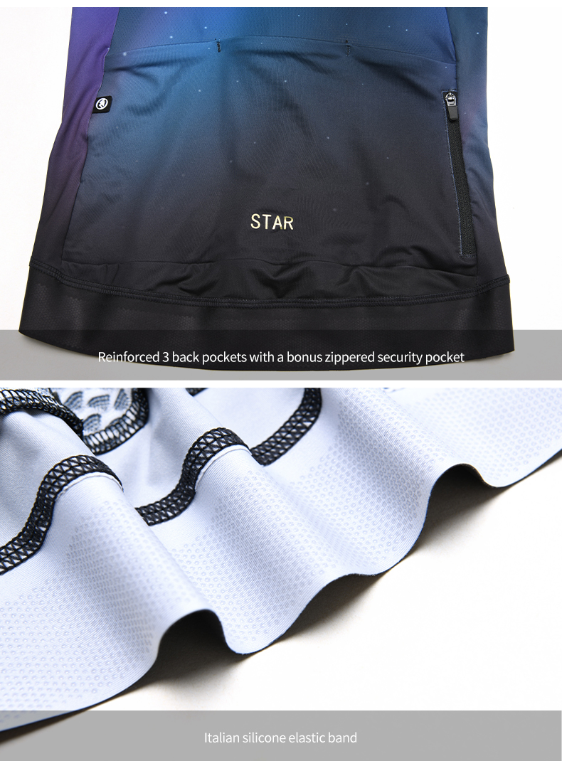 SUMMER LONG SLEEVE CYCLING JERSEY MENS URBAN STAR *