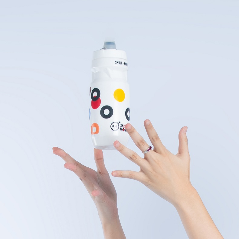 610ML WATER BOTTLE SKULL MONTON 24 WHITE