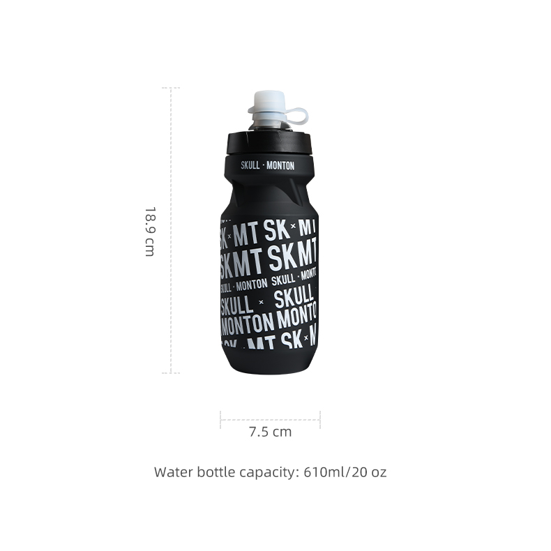 610ML WATER BOTTLE SKMT 24 BLACK