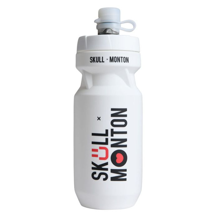 610ML WATER BOTTLE SKULL MONTON 24 WHITE