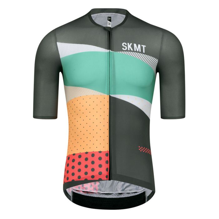 SKULL MONTON MENS JERSEY SK TWO CARBON GRAY - GEO GRAY