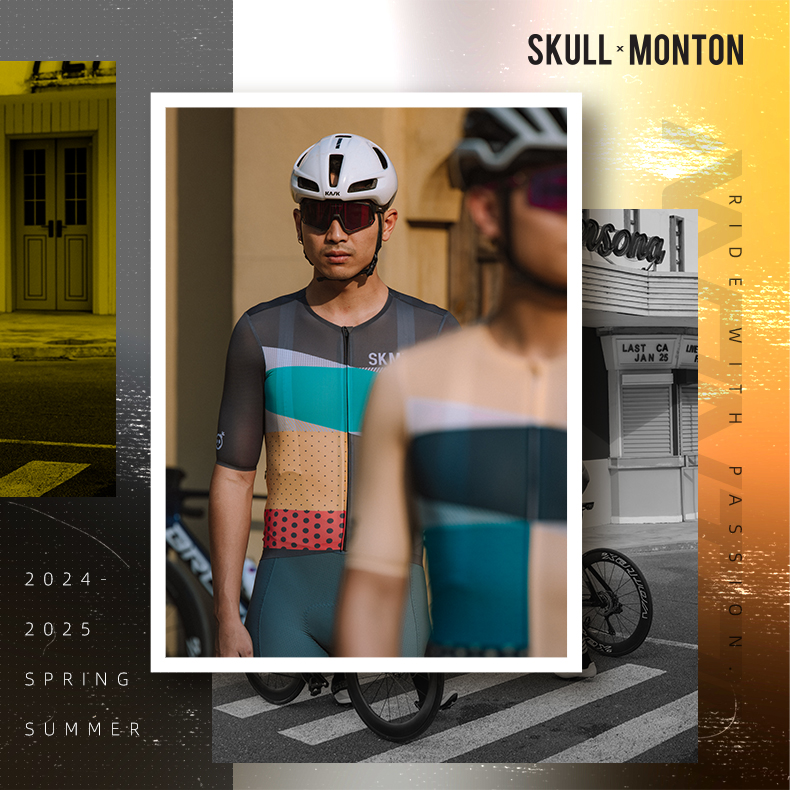 SKULL MONTON MENS JERSEY SK TWO CARBON GRAY - GEO GRAY
