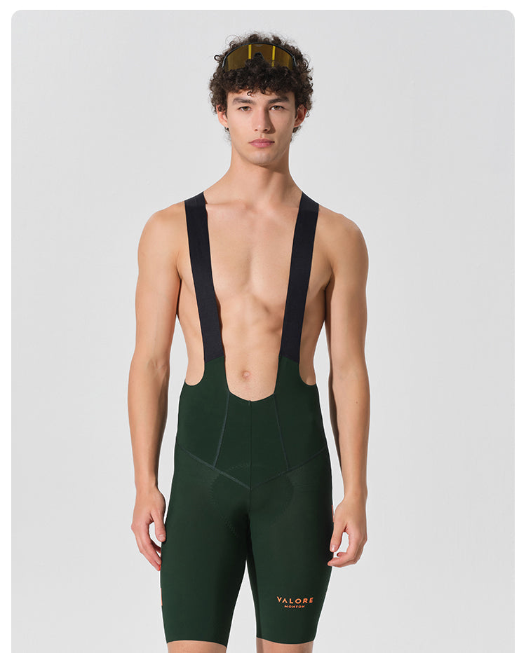 VALORE MONTON MENS BIB SHORTS NUOVA LUNA DEEP FOREST GREEN