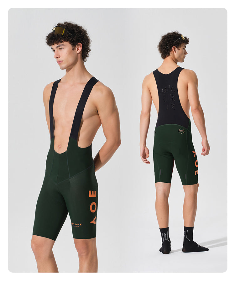 VALORE MONTON MENS BIB SHORTS NUOVA LUNA DEEP FOREST GREEN