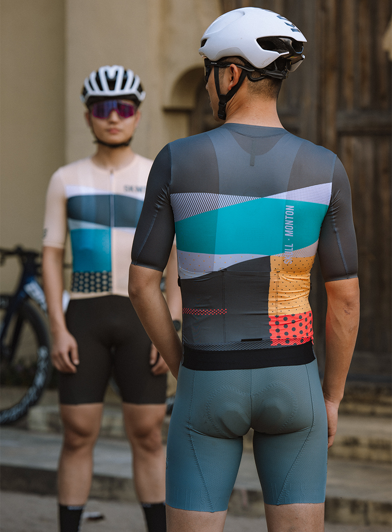 SKULL MONTON MENS JERSEY SK TWO CARBON GRAY - GEO GRAY