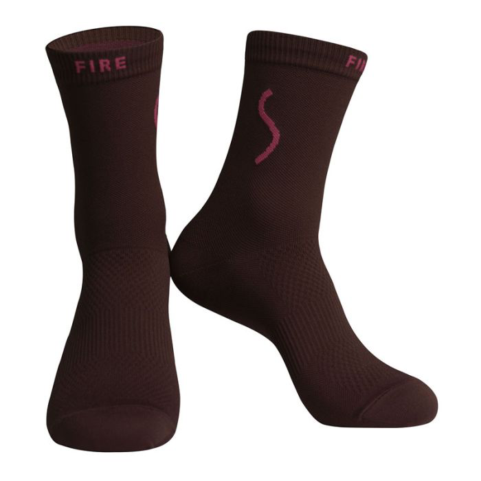 SKULL MONTON CYCLING SOCKS 24-FIRE WOMEN