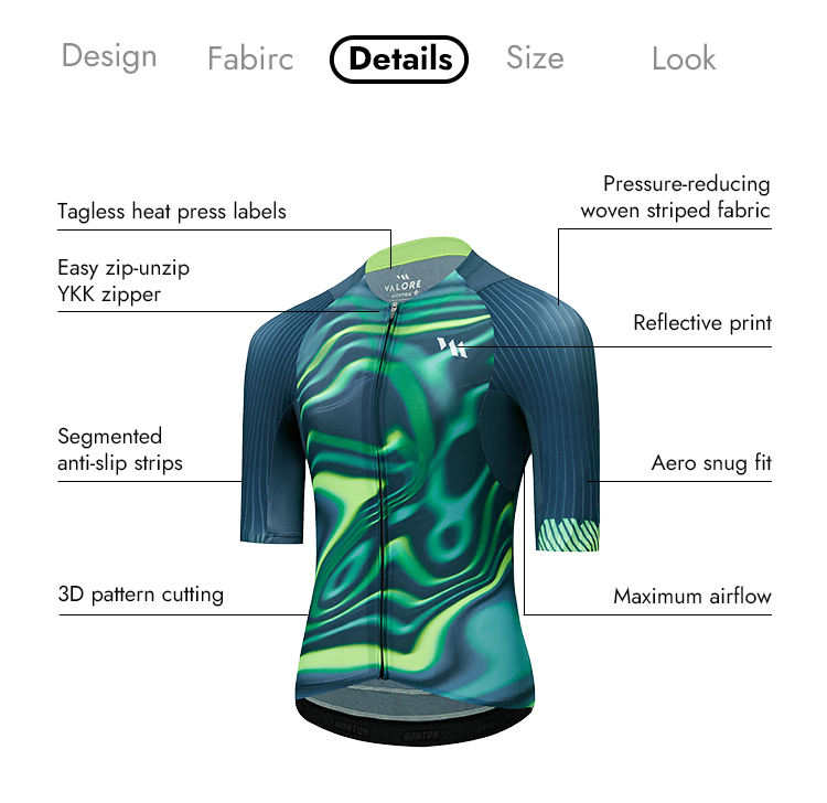 VALORE MONTON WOMENS JERSEY FLUIDITY DEEP TEAL