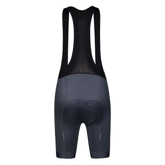 SKULL MONTON WOMENS CYCLING BIB SHORTS DARK GRAY
