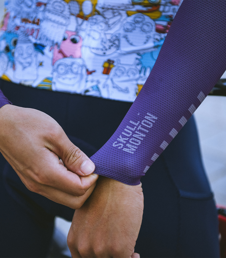 CYCLING ARM SLEEVES FRIDAY BLUE