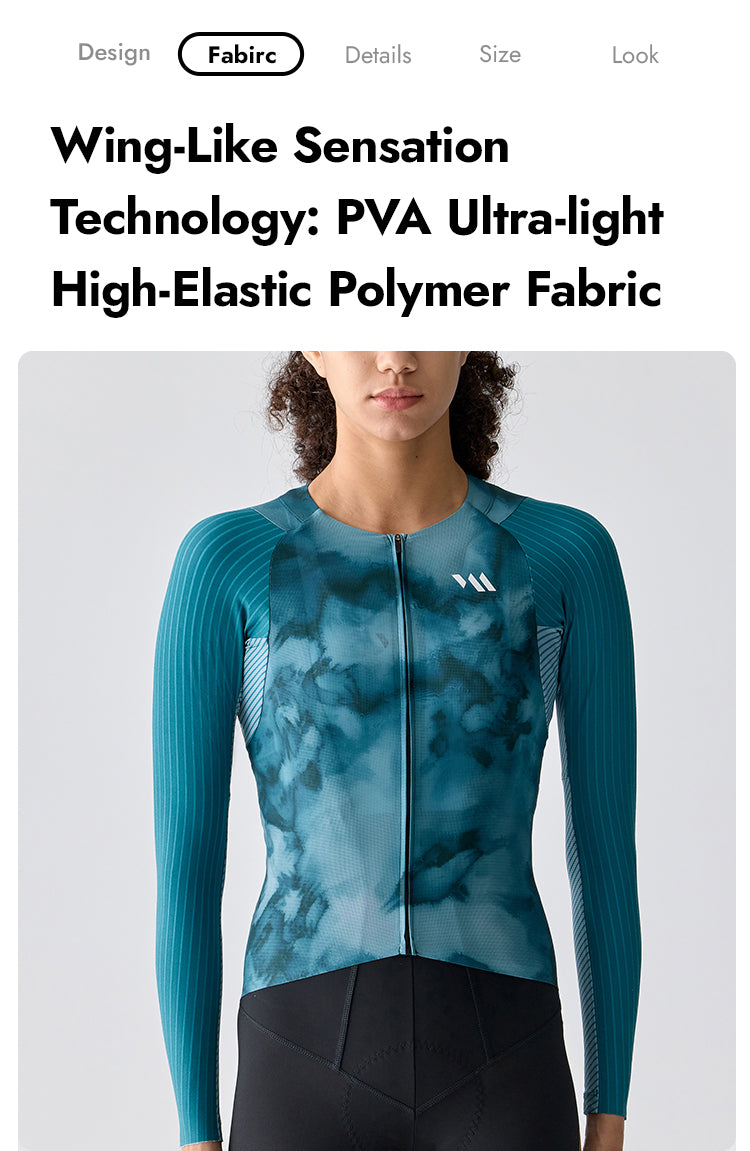 VALORE MONTON WOMENS LONG SLEEVE JERSEY MOTION BLUE
