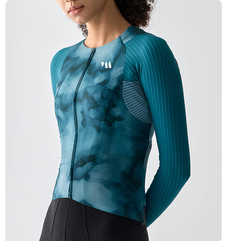 VALORE MONTON WOMENS LONG SLEEVE JERSEY MOTION BLUE