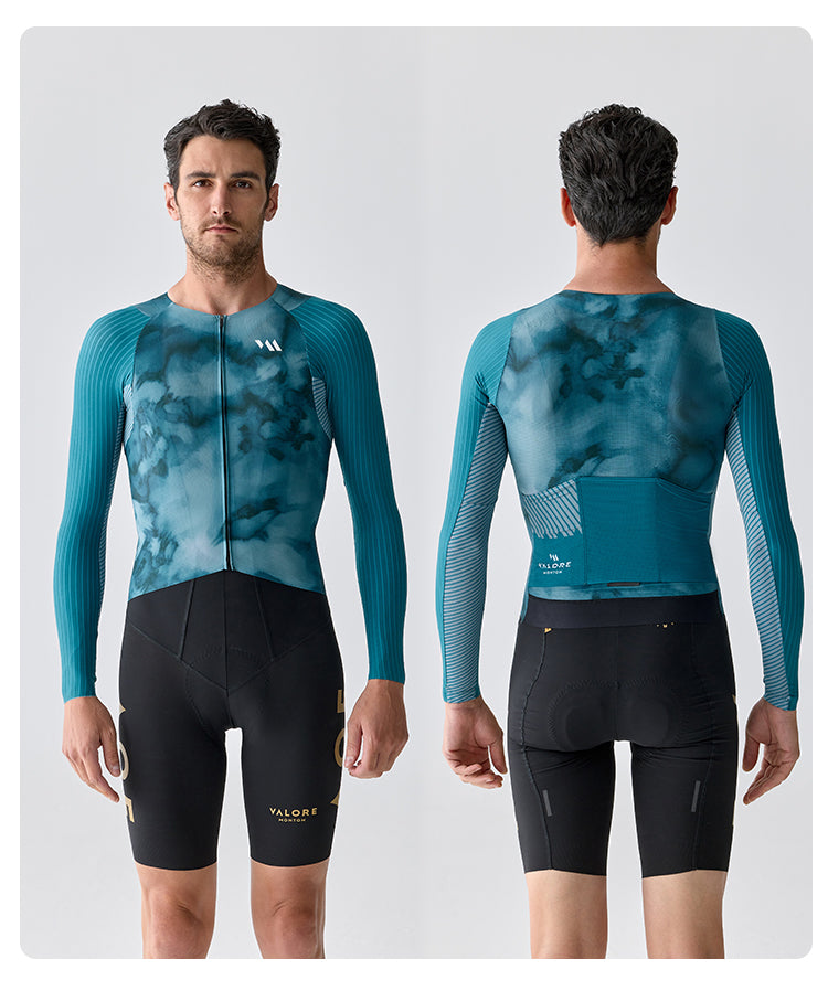 VALORE MONTON MENS LONG SLEEVE JERSEY MOTION BLUE