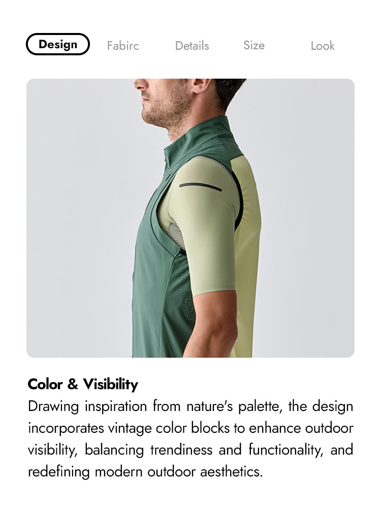 VALORE KIRI WINDPROOF VEST GREY TEAL
