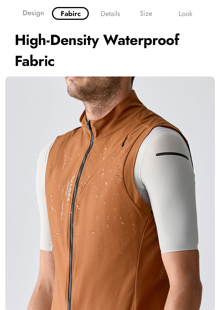 VALORE KIRI WINDPROOF VEST GREY TEAL