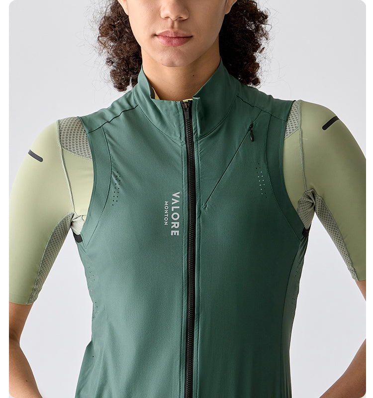 VALORE KIRI WINDPROOF VEST GREY TEAL