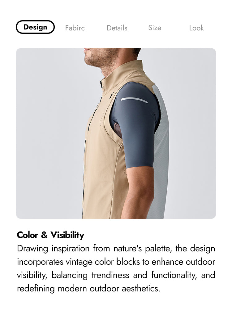 VALORE KIRI WINDPROOF VEST KHAKI