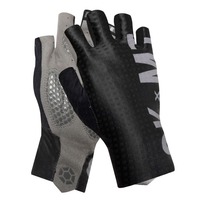 SKULL MONTON CYCLING GLOVES HALF FINGER SKMT BLACK