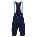 MENS CYCLING BIB SHORTS URBAN+ TRAVELER BLUE