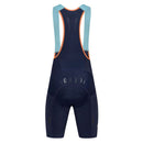 MENS CYCLING BIB SHORTS URBAN+ TRAVELER BLUE