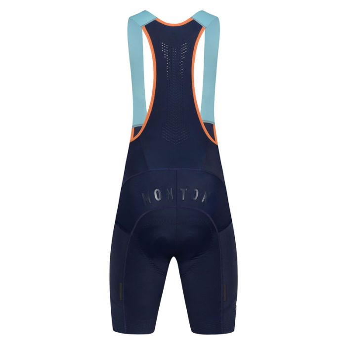 MENS CYCLING BIB SHORTS URBAN+ TRAVELER BLUE