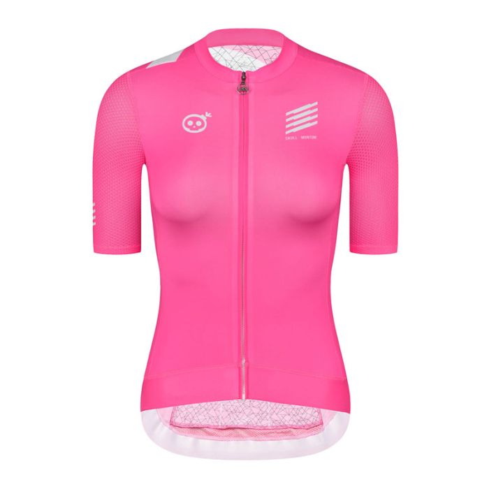 SKULL MONTON WOMENS CYCLING JERSEY TUESDAY III VIOLET RED