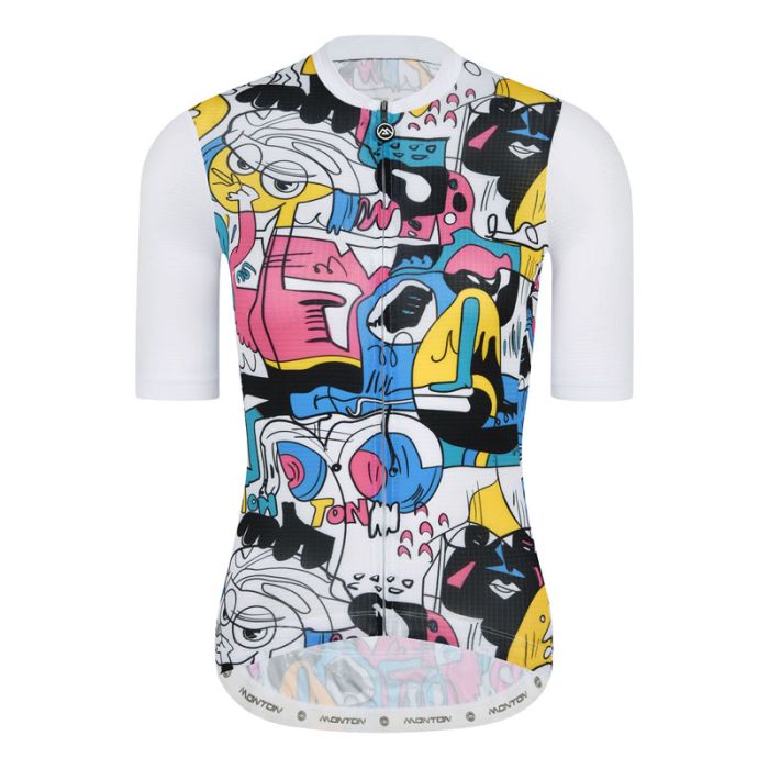 WOMENS CYCLING JERSEY LIFESTYLE CARTOONFACES