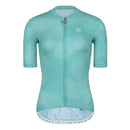 WOMENS SHORT SLEEVE CYCLING JERSEY LIFESTYLE DINOSAUR LIGHT GREEN