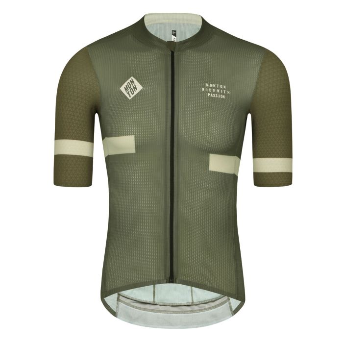 MENS CYCLING JERSEY PRO KARAA TEA GREEN