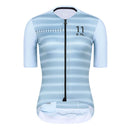 SKULL MONTON WOMENS SHORT SLEEVE CYCLING JERSEY 11AM LIGHT BLUE