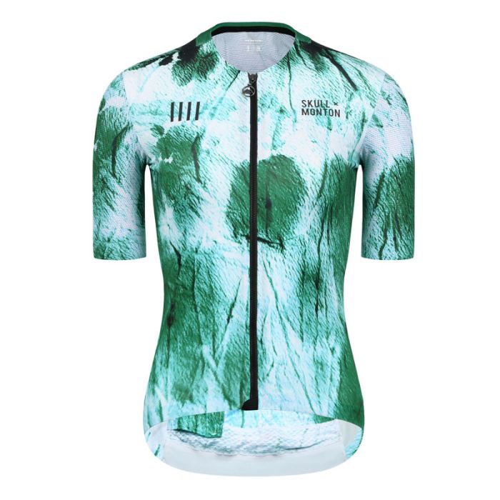 SKULL MONTON WOMENS SHORT SLEEVE CYCLING JERSEY SPRINGFRESH