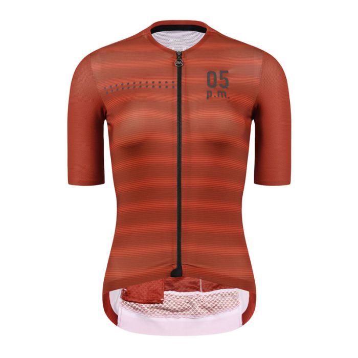 SKULL MONTON WOMENS SHORT SLEEVE CYCLING JERSEY 05PM RED