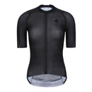 WOMENS SHORT SLEEVE CYCLING JERSEY PRO CARBONFIBER BLACK