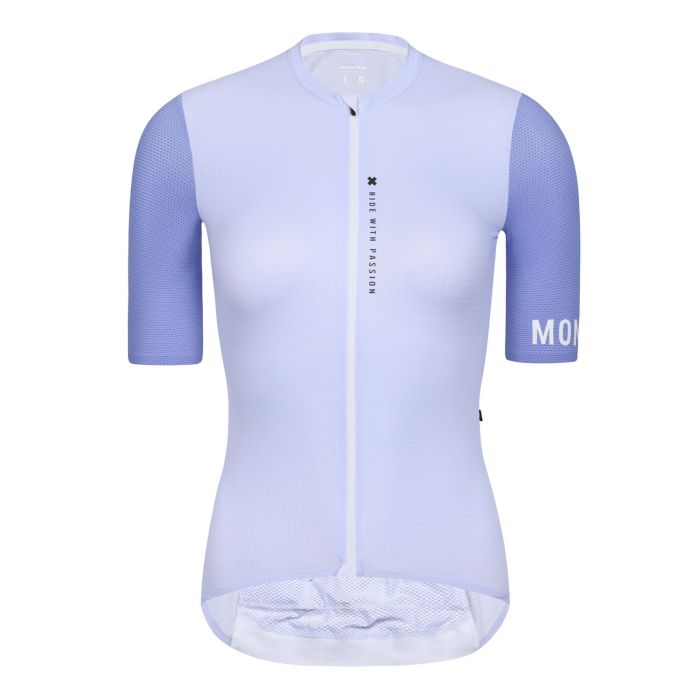 WOMENS SHORT SLEEVE CYCLING JERSEY URBAN CHECHEN LAVENDER