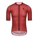 MENS SHORT SLEEVE CYCLING JERSEY PRO CARBONFIBER RED