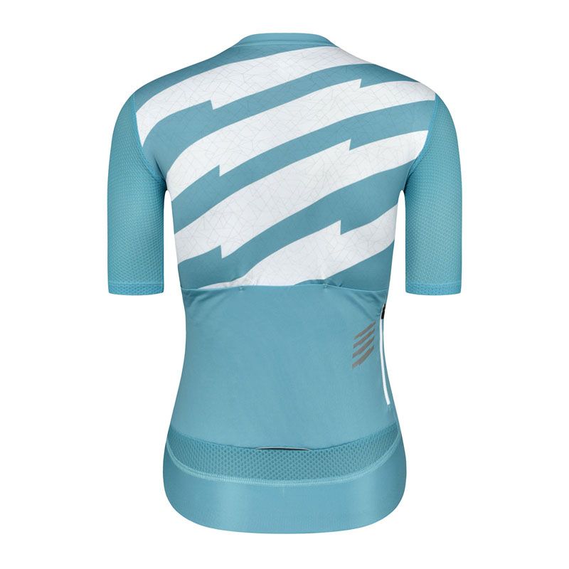 SKULL MONTON WOMENS CYCLING JERSEY THURSDAY III TURQUOISE BLUE