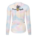 WOMENS SUMMER LONG SLEEVE CYCLING JERSEY URBAN PINEAPPLE