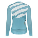 SKULL MONTON WOMENS LONG SLEEVE CYCLING JERSEY THURSDAY III TURQUOISE BLUE