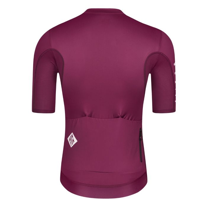 MENS CYCLING JERSEY PRO OBAKE BURGUNDY