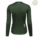 SKULL MONTON LONG SLEEVE CYCLING JERSEY WOMENS WEDNESDAY II DEEP GREEN