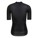 WOMENS SHORT SLEEVE CYCLING JERSEY PRO CARBONFIBER BLACK