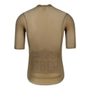 MENS SHORT SLEEVE CYCLING JERSEY PRO CARBONFIBER BROWN