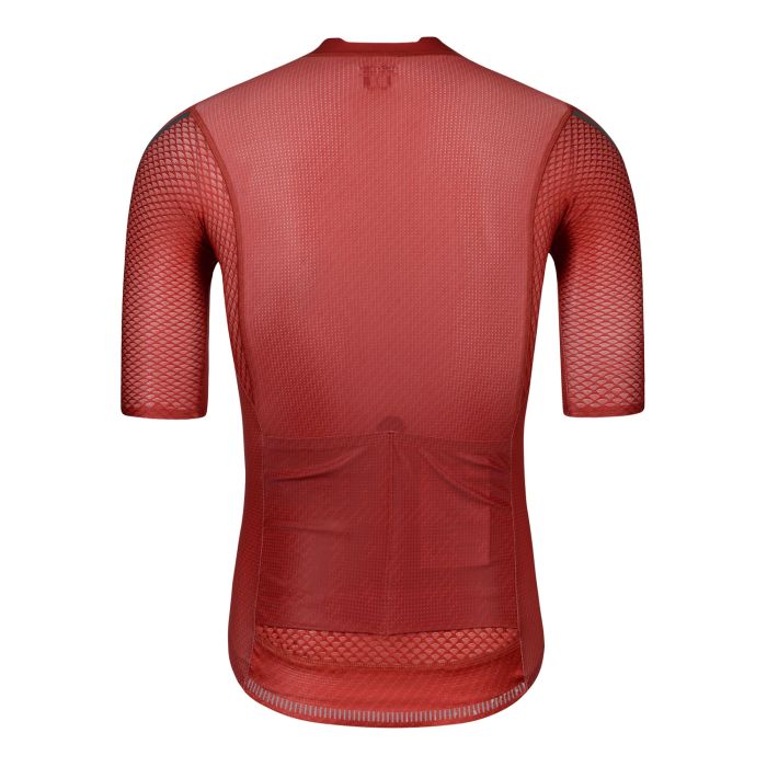 MENS SHORT SLEEVE CYCLING JERSEY PRO CARBONFIBER RED