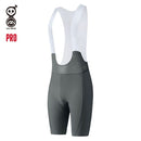 SKULL MONTON WOMENS BIB SHORTS MINIMA SLATE GRAY / GRAY GREEN